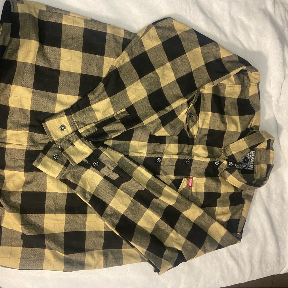 DIXXON Tango Flannel Shirt In Size 2X Men's Tango 100% Polyester Button Down